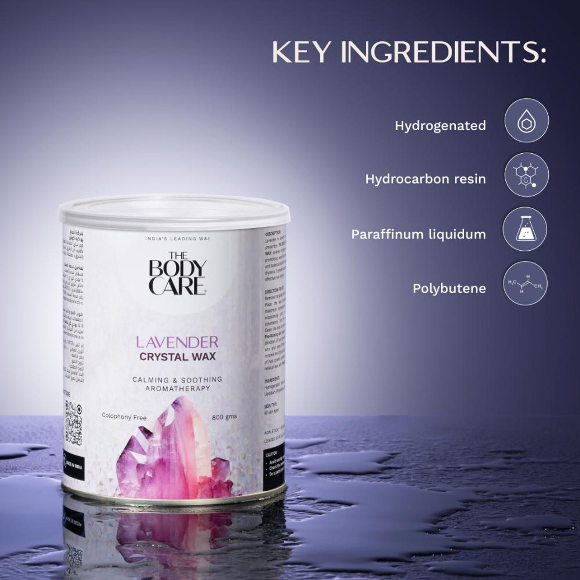 The Body Care Lavender Crystal Wax