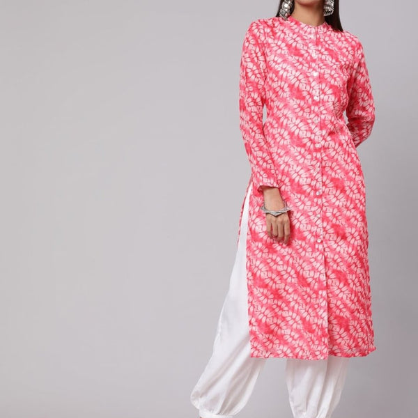 Aks Floral Printed Straight Kurta - Distacart