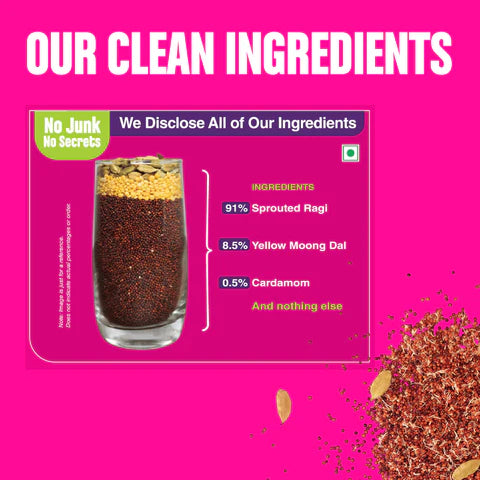 Early Foods Organic Moong & Sprouted Ragi Porridge Mix