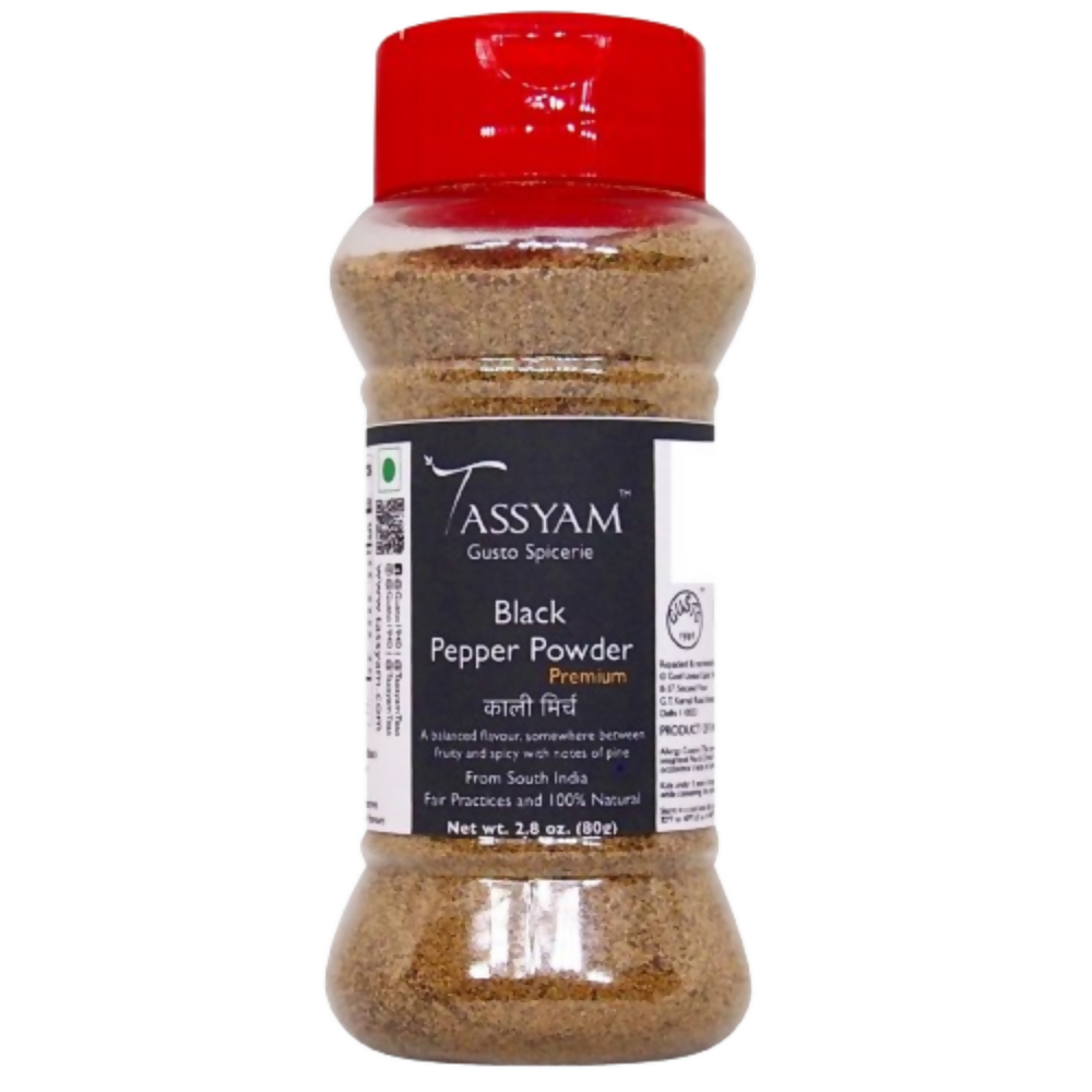 Tassyam Organics Black Pepper Powder - Distacart