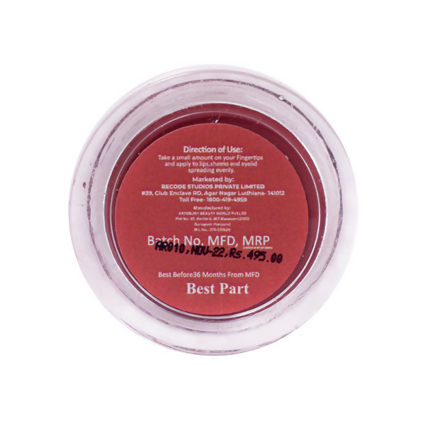 Recode Lip & Cheek Tint - 09- Best Part - Distacart