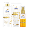 Dove Peptide Bond Strength Shampoo + Bi Phasic Serum + Conditioner Combo - Distacart