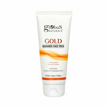 Globus Naturals Gold Radiance Anti Ageing & Brightening Face Pack - Distacart