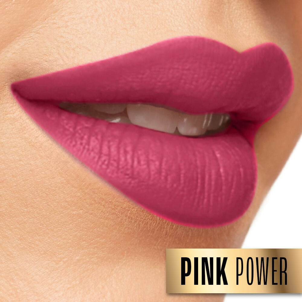 Lakme Absolute Beyond Matte Lipstick - 201 Pink Power - Distacart