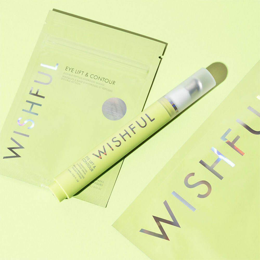 Wishful By Huda Beauty Eye Lift & Contour 1% Bakuchiol & Peptide Serum Refill - Korean Skincare - Distacart