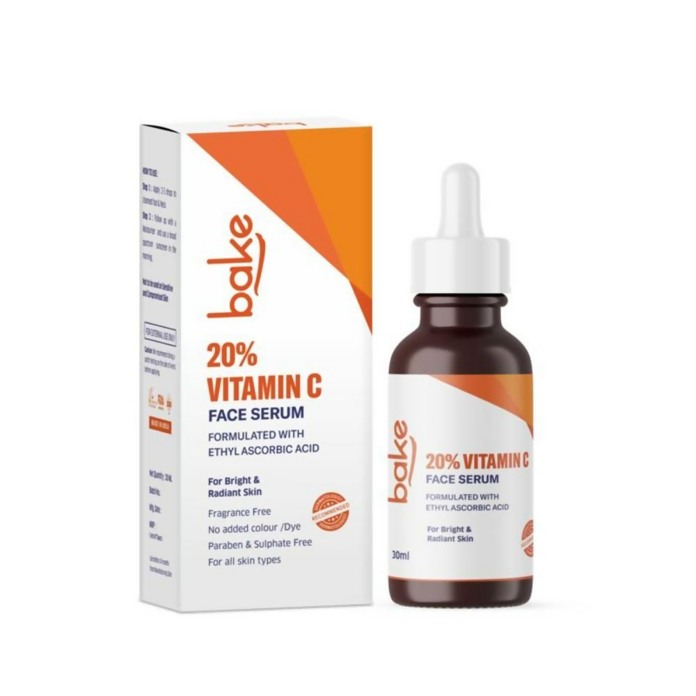 Bake 20% Vitamin C Face Serum With Ethyl Ascorbic Acid - Distacart