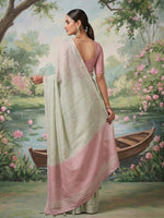 Thumbnail for Shree Shyam Fashion Silver Tissue Silk Saree - Distacart