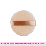 Thumbnail for Vega Powder Puff Makeup Cotton Applicator & Foundation blender - Off White - Dista