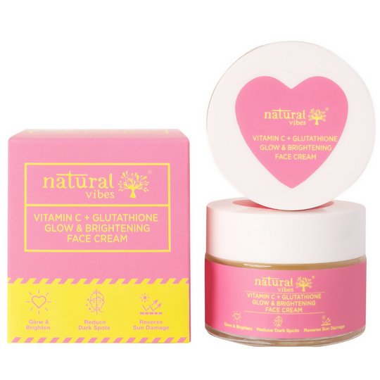 Natural Vibes Vitamin C + Glutathione Glow & Brightening Face Day & Ni