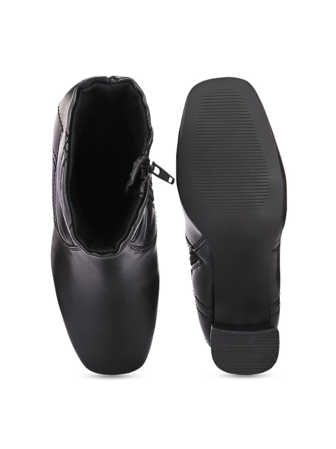 Delize Women Textured Mid-Top Winter Boots