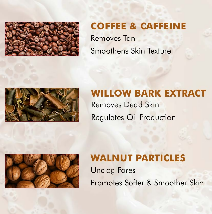 mCaffeine Caramel Crunch Exfoliating Soap