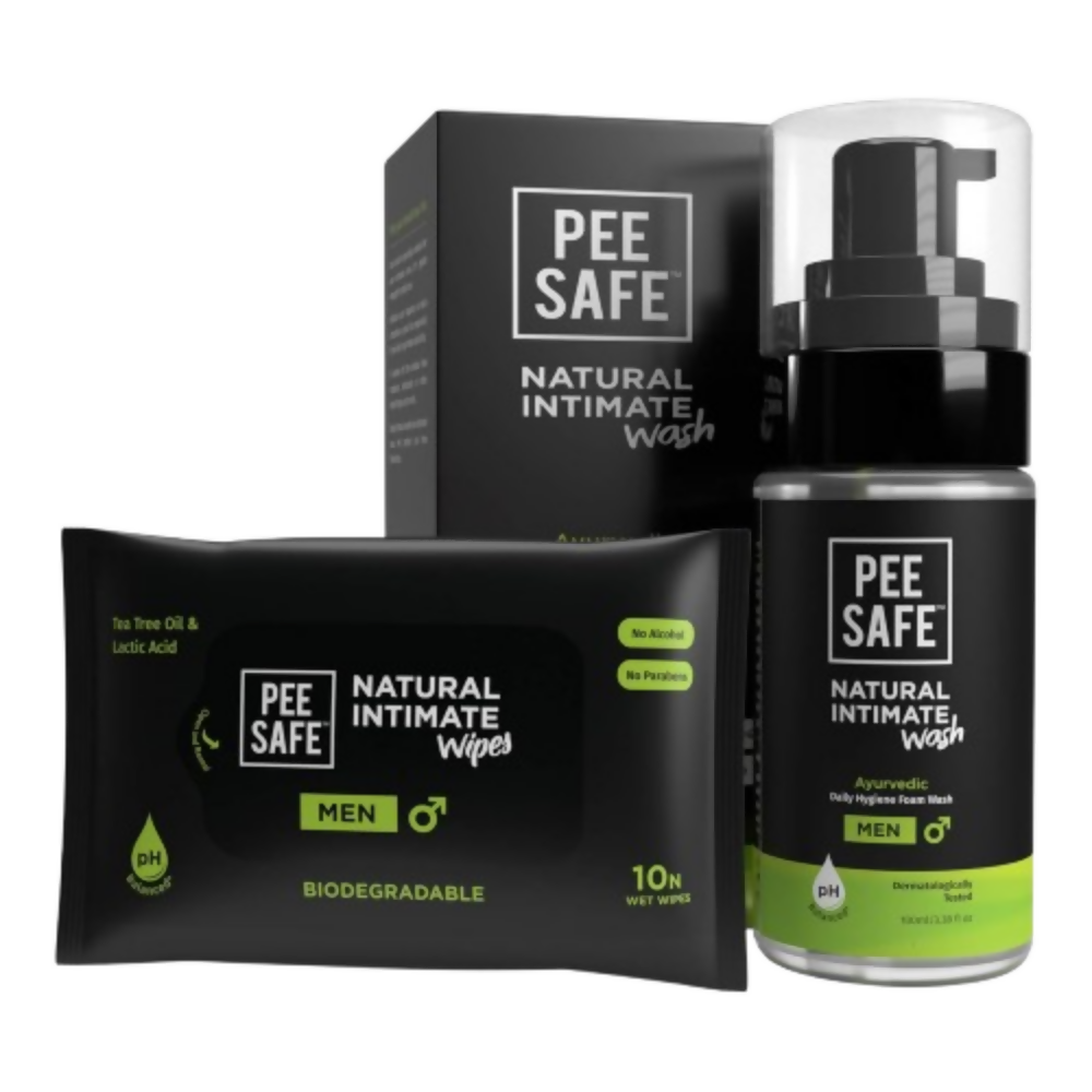 Pee Safe Intimate Wash & Intimate Wipes for Men - Dista