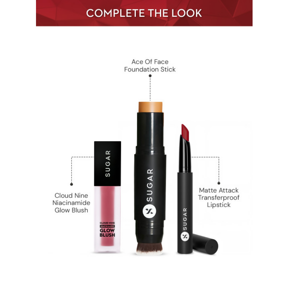 Sugar Cosmetics Matte Attack Transferproof Lipstick - 14 Caffeine Bandit - Dista