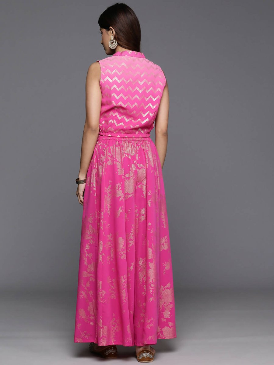 Ahalyaa Women's Traditional Wear Co-ods - Pink - Distacart