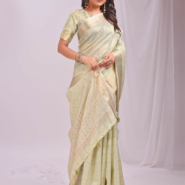 Astita Organza Light Green Saree