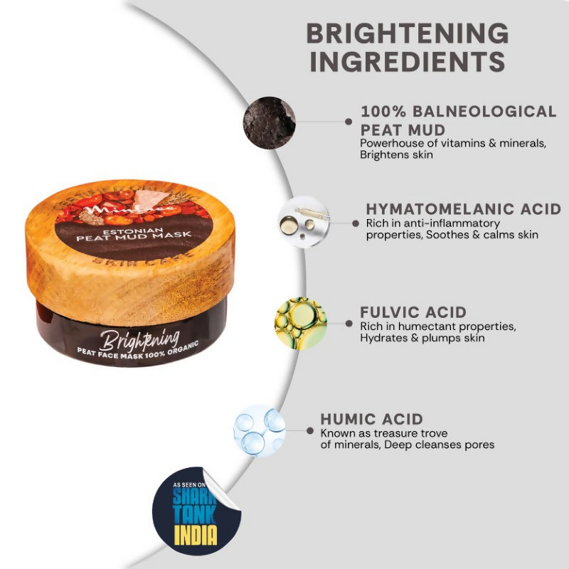 Mintree Certified Organic & Vegan Estonian Peat Mud Mask - Distacart