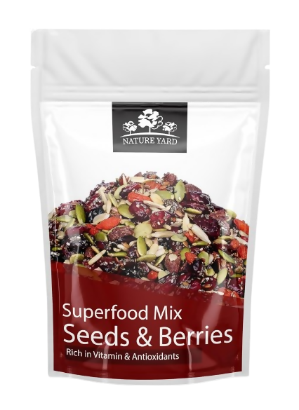 Nature Yard Superfood Mix High Protein Seeds & Berries Mix - Distacart