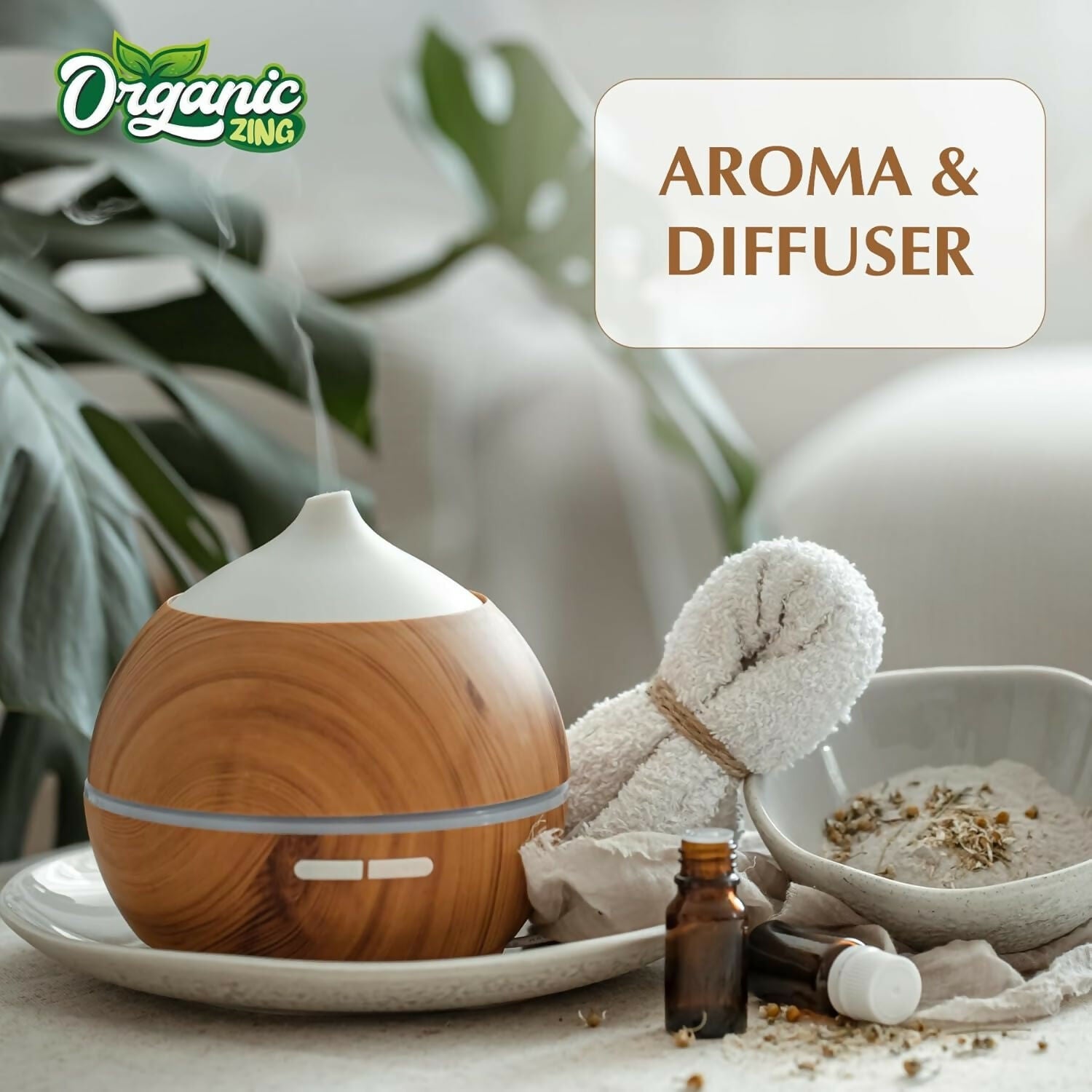 Organic Zing Pine Aroma & Diffuser Oil for Festive Season - Distacart