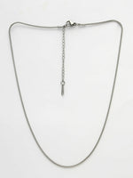 Thumbnail for NVR Women's Set of 2 Silver & Gold Rhodium-Plated Minimal Chain - Distacart