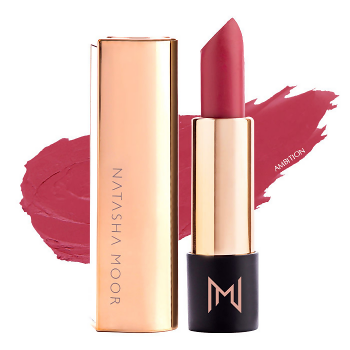 Natasha Moor Silk Suede Lipstick - Ambition - Distacart