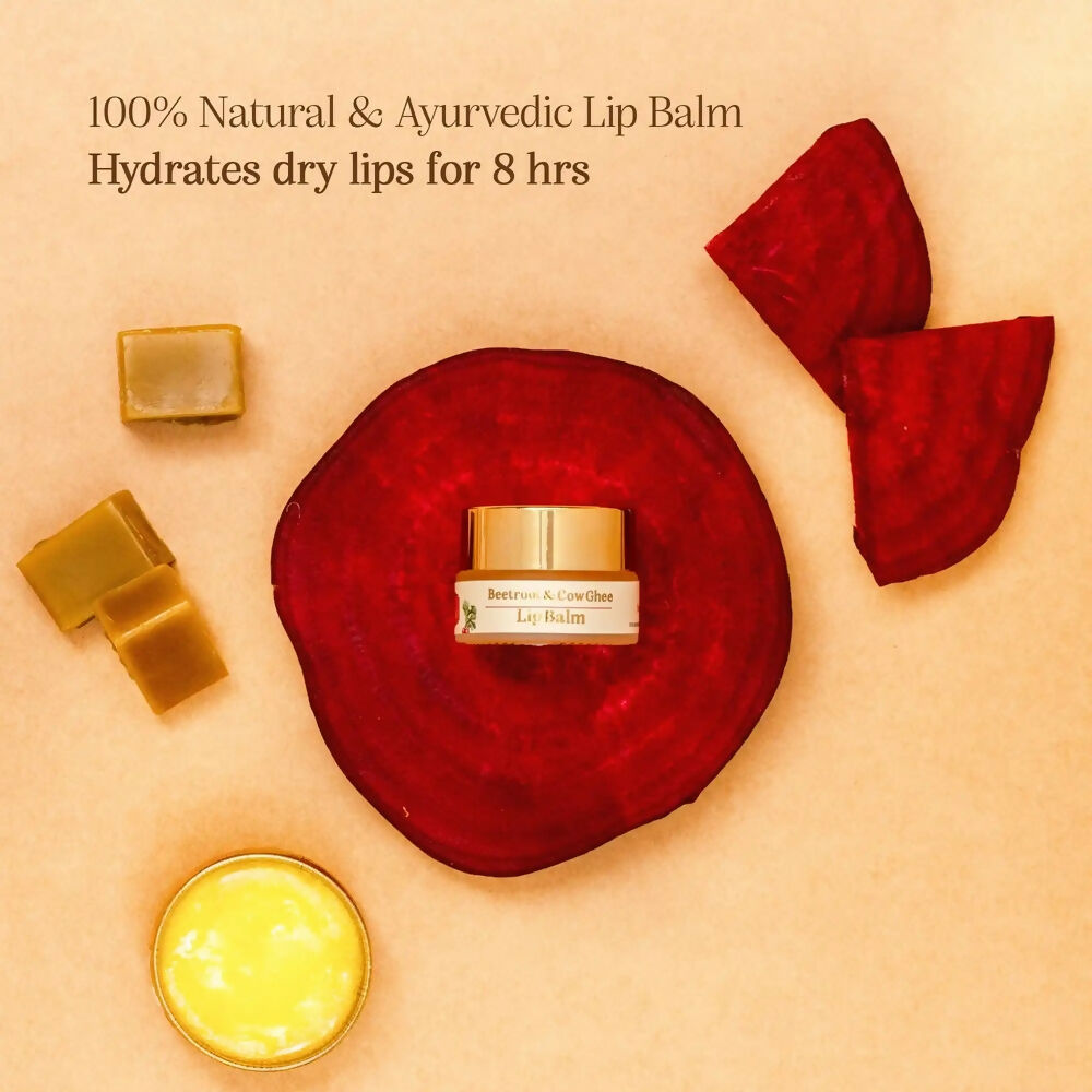 Chengavi Beetroot & Cow Ghee Lip Balm - Distacart