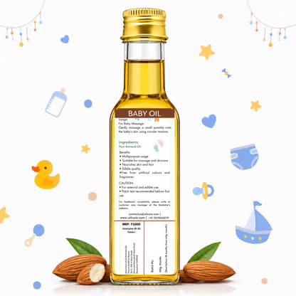 Nxtgen Ayurveda Baby Almond Oil - Dista