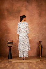 Thumbnail for Joban Fashion Blue Hand Block Printed Cotton Suit Set - Distacart