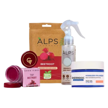 Alps Goodness X Good Vibes X DERMDOC Best 5 Minute Glow Routine - Distacart