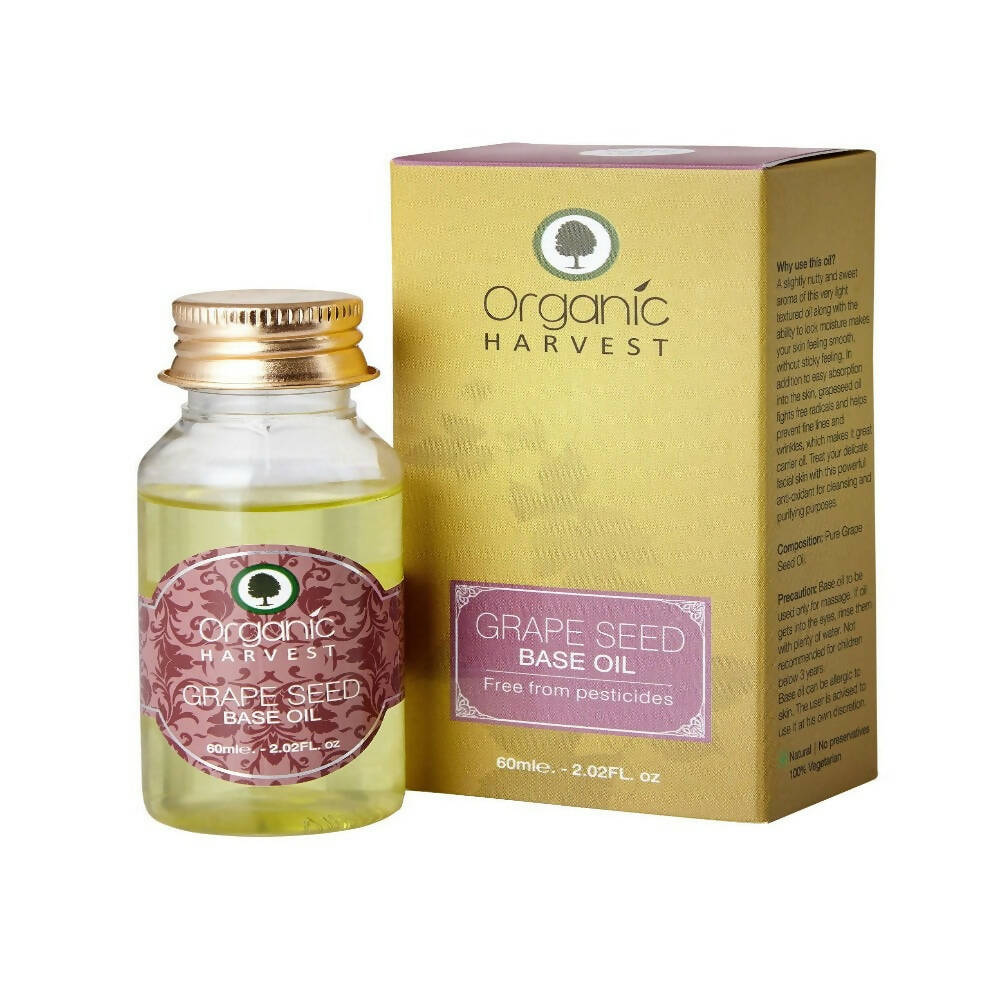 Organic Harvest Grape Seed Base Oil - Distacart