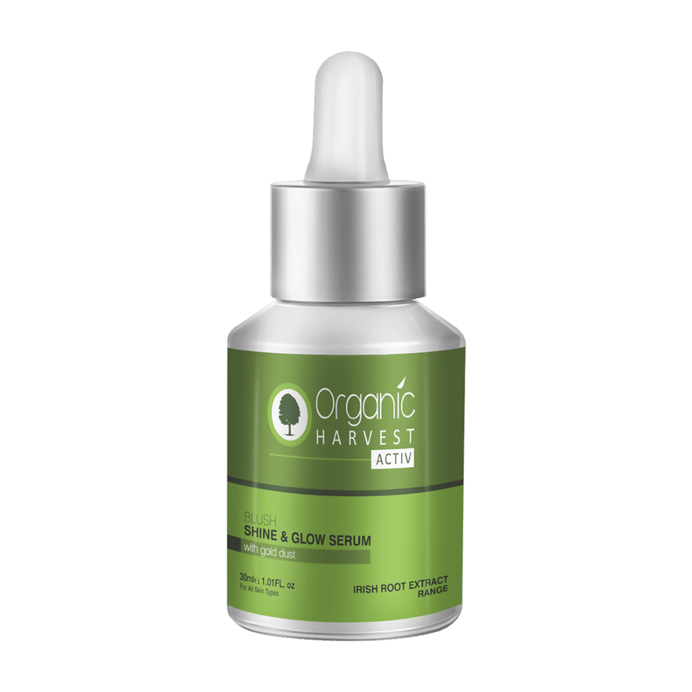 Organic Harvest Activ Blush Shine & Glow Serum With Gold Dust - Distacart