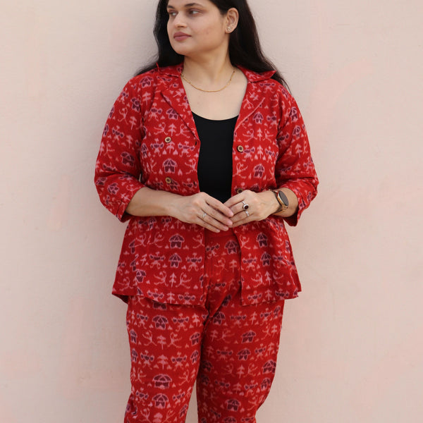 AnandaRaga Sambalpuri Co-ord Set 1