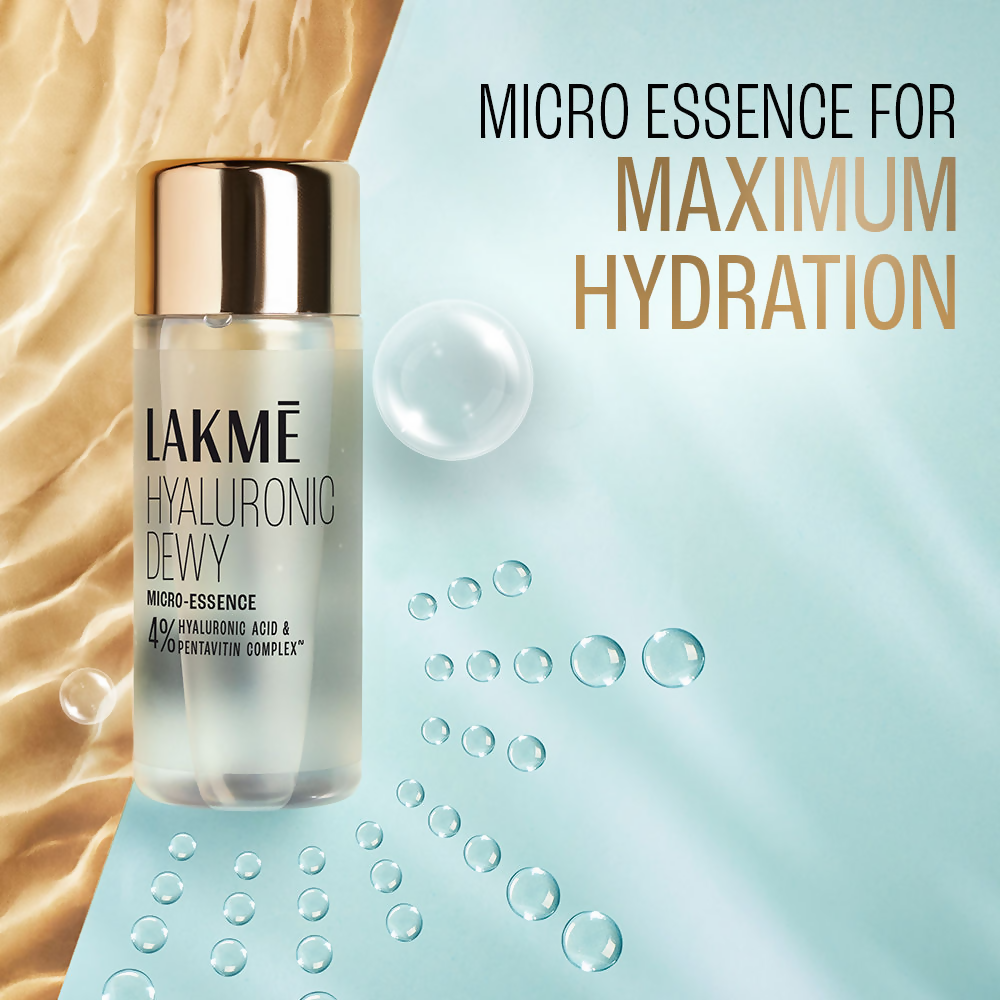Lakme Hyaluronic Dewy Micro Essence With 4% Hyaluronic Acid - Distacart