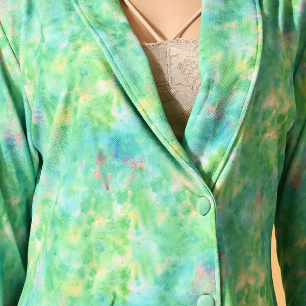 Myshka Women's Multi Printed Ombre Jacket - Distacart