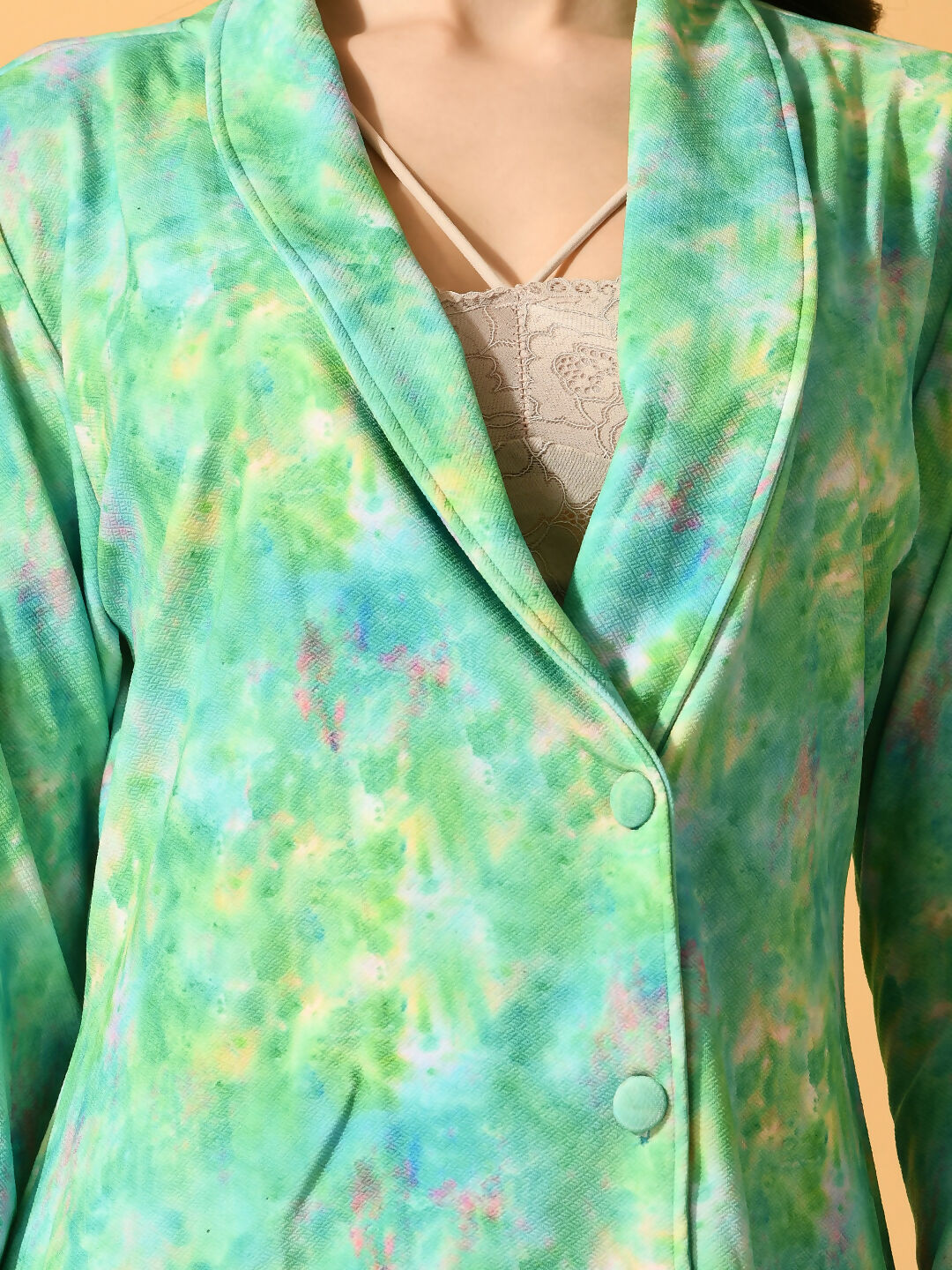 Myshka Women's Multi Printed Ombre Jacket - Distacart