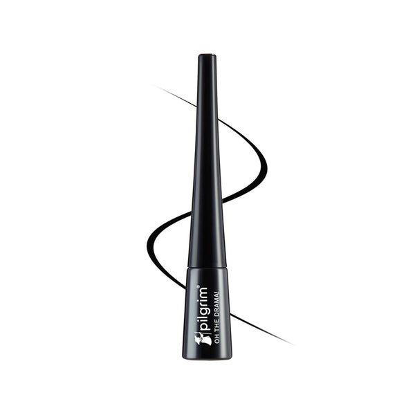 Pilgrim Metallic Eyeliner Black Scandal, Long Lasting & Smudge Proof Enriched With Argan Oil - Distacart
