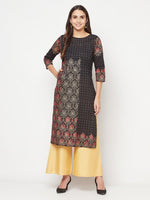 Thumbnail for Aniyah Rayon Flared Slip-On Golden-Beige Palazzo