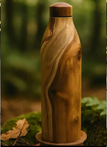 Wood estate Wooden Copper Water Bottle - Distacart