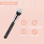 Thumbnail for Miss Claire M39 - Tapered Powder (L) Brush - Chrome