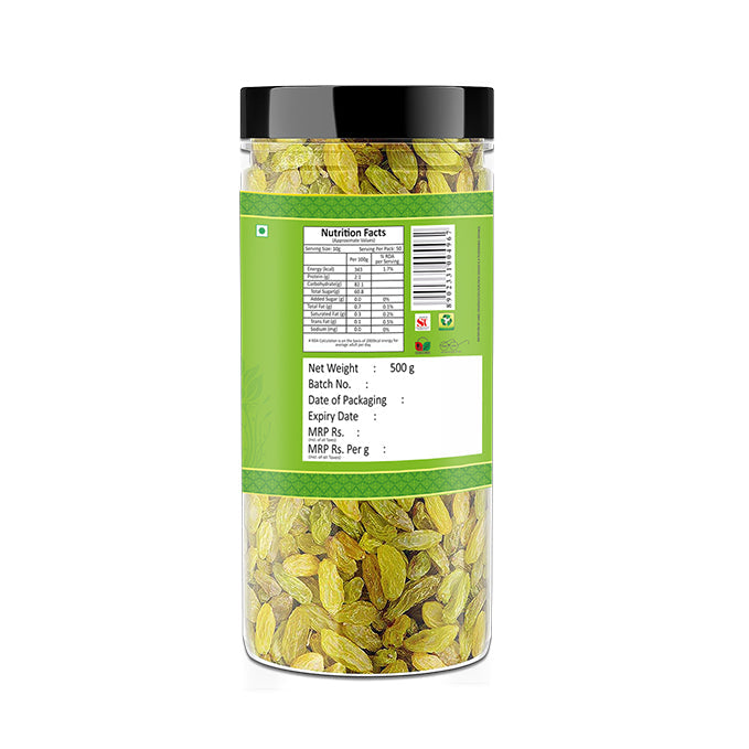 Yum Yum Green Raisins Jar - Dista