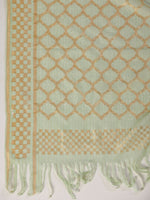 Thumbnail for Ode by House of Pataudi Ethnic Motifs Embroidered Regular Kurta with Trousers & Dupatta - Distacart