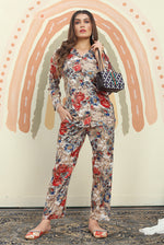Thumbnail for Monjolika Fashion Multicolor Printed Rayon Designer Co Ord Set