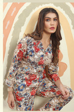 Thumbnail for Monjolika Fashion Multicolor Printed Rayon Designer Co Ord Set