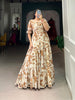 Lorenvalley Chiku Georgette Print Gown - Distacart