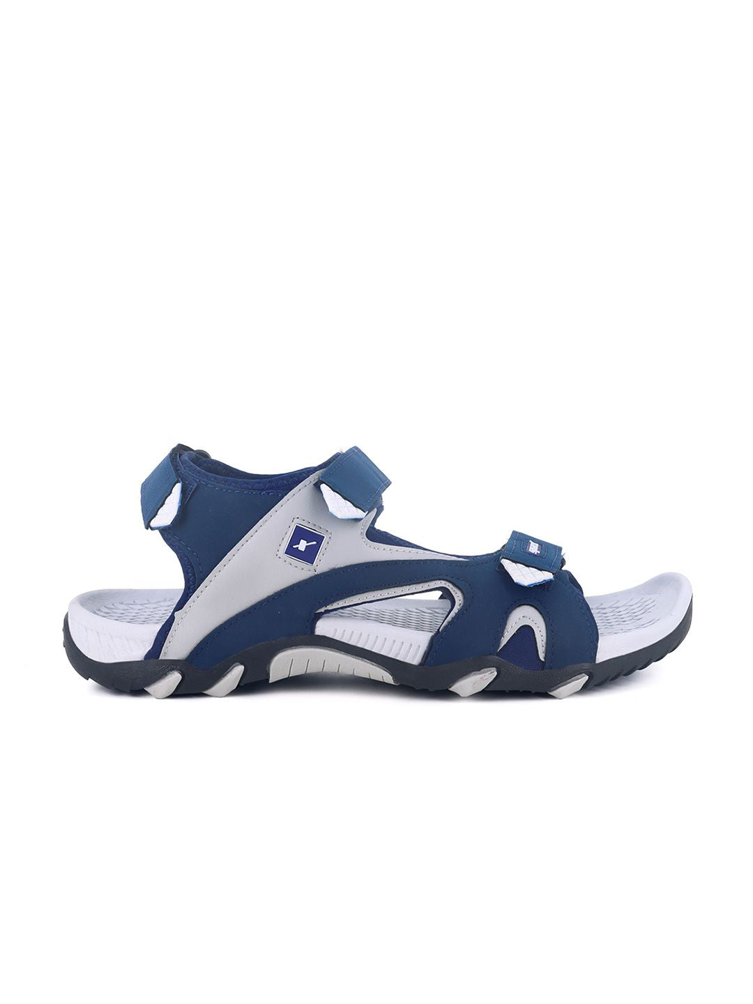 Sparx Men Blue & Grey Solid Sports Sandals
