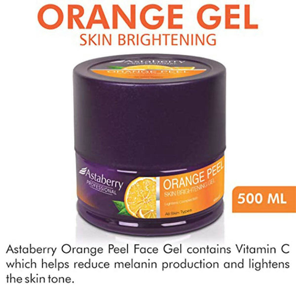 Astaberry Professional Skin Brightening Orange Peel Face Gel - Distacart