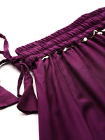 Thumbnail for TAG 7 Women Rayon Flared Palazzos