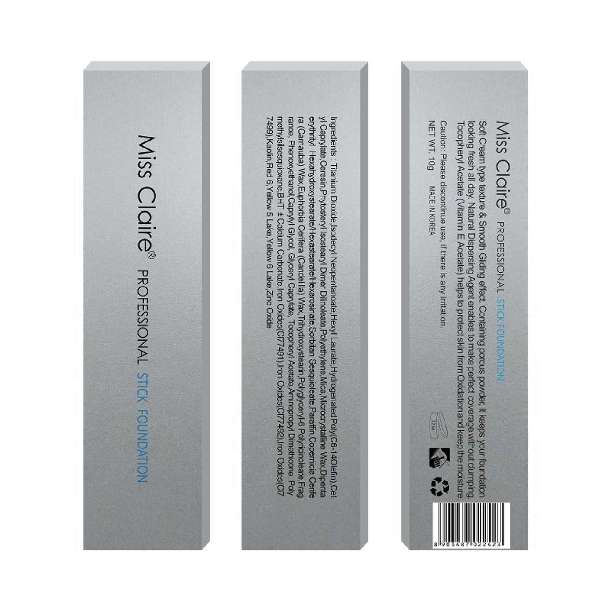 Miss Claire Prestige Stick Foundation - Fs36