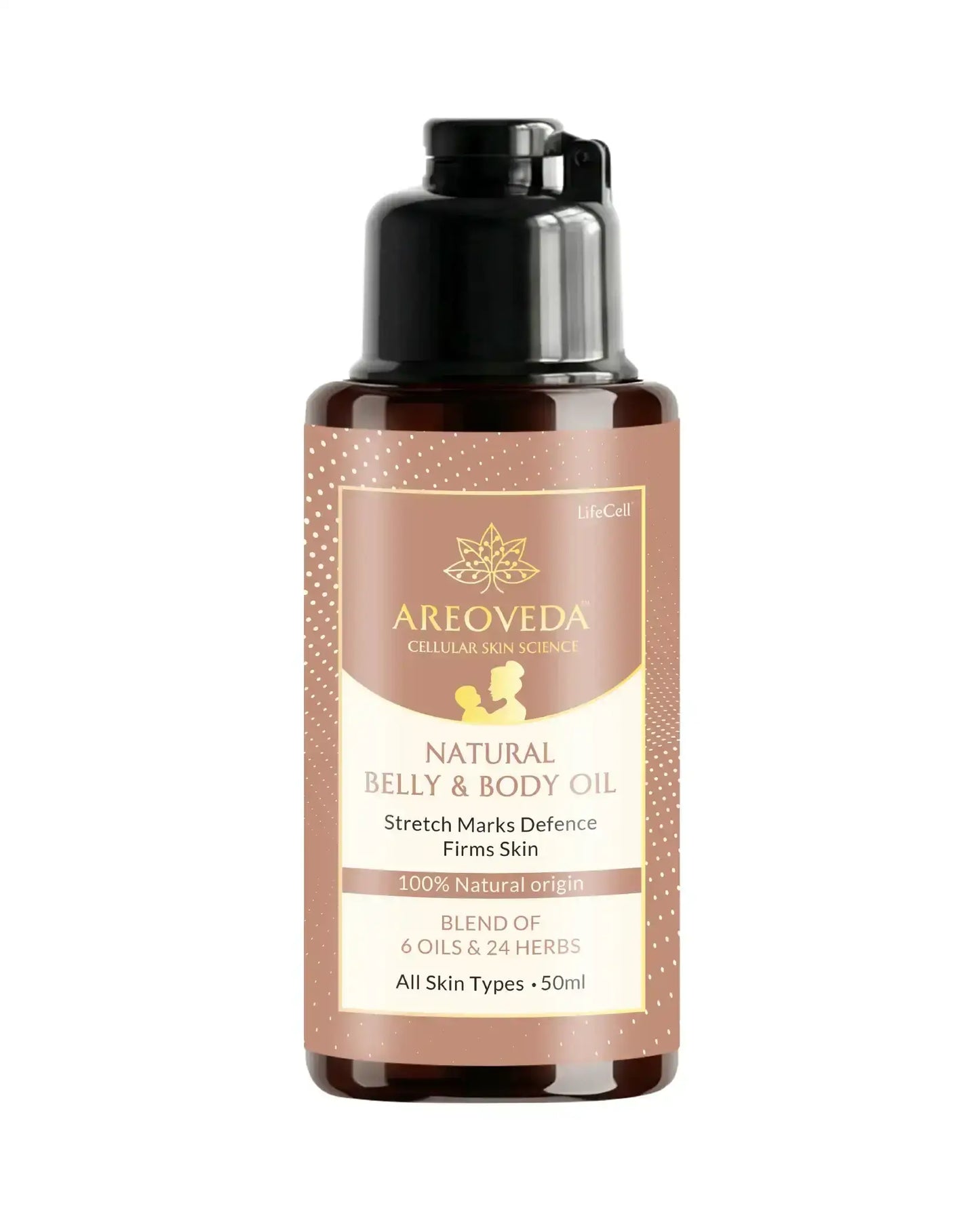 AreoVeda Natural Belly & Body Oil - Distacart