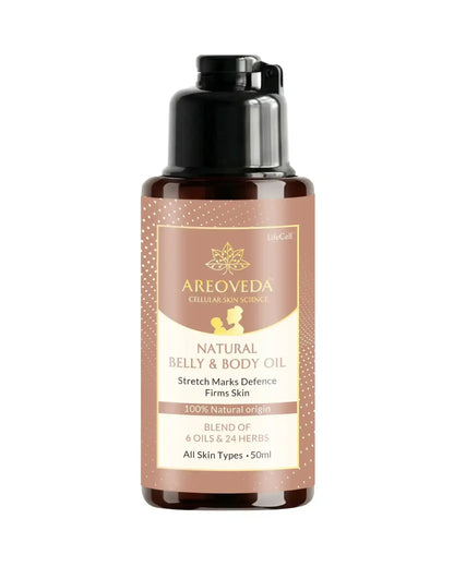 AreoVeda Natural Belly & Body Oil - Distacart
