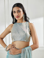 Thumbnail for kasee Beads and Stones Pure Silk Saree - Distacart